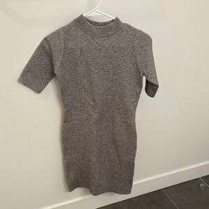 Princess Polly Heather Gray Mini Dress